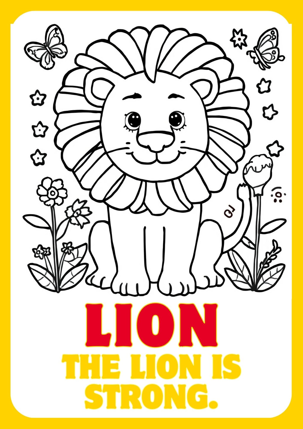 🦁 Zoo Animals Coloring Book for Kids – Printable PDF Coloring Pages 🐘