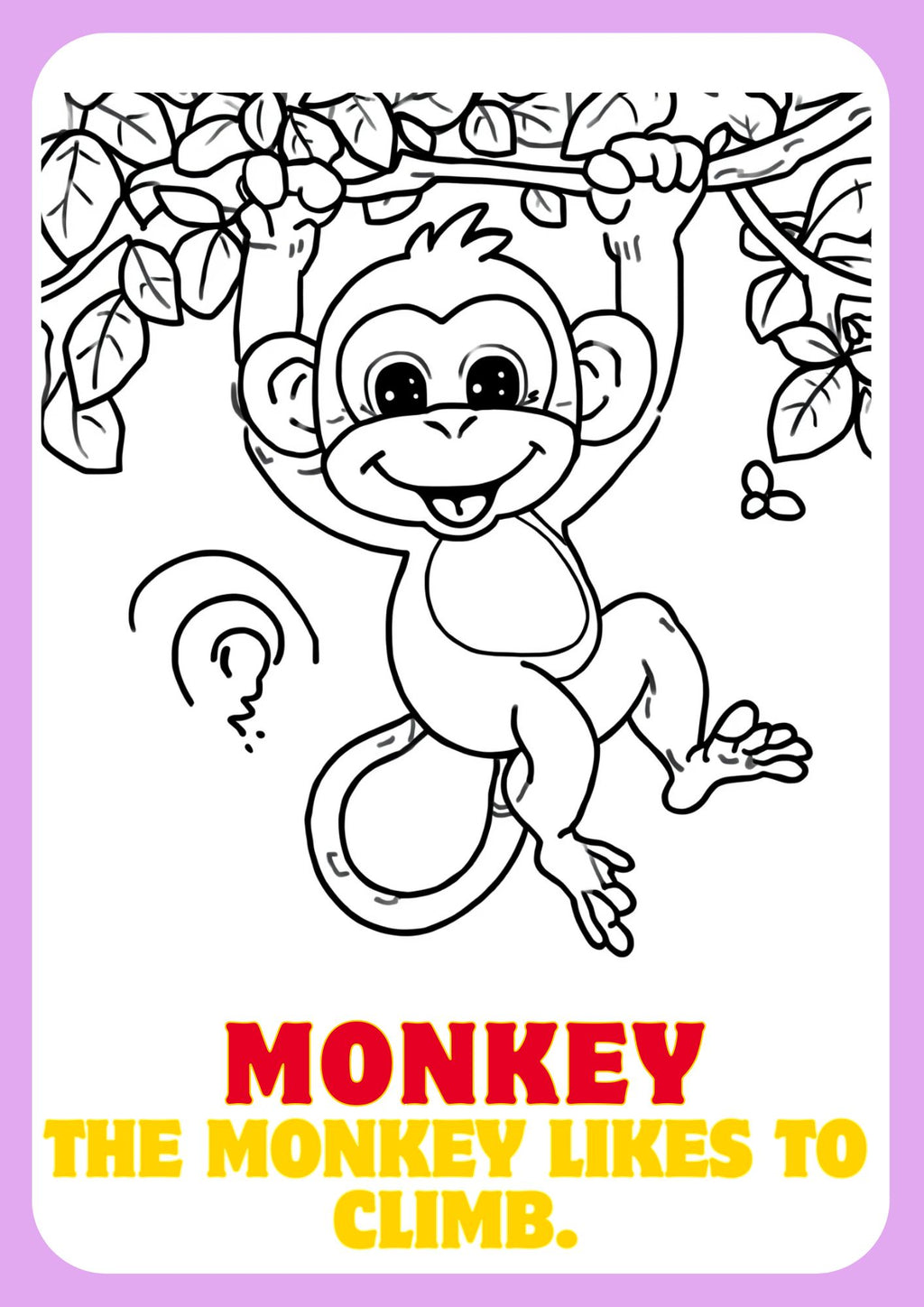 🦁 Zoo Animals Coloring Book for Kids – Printable PDF Coloring Pages 🐘